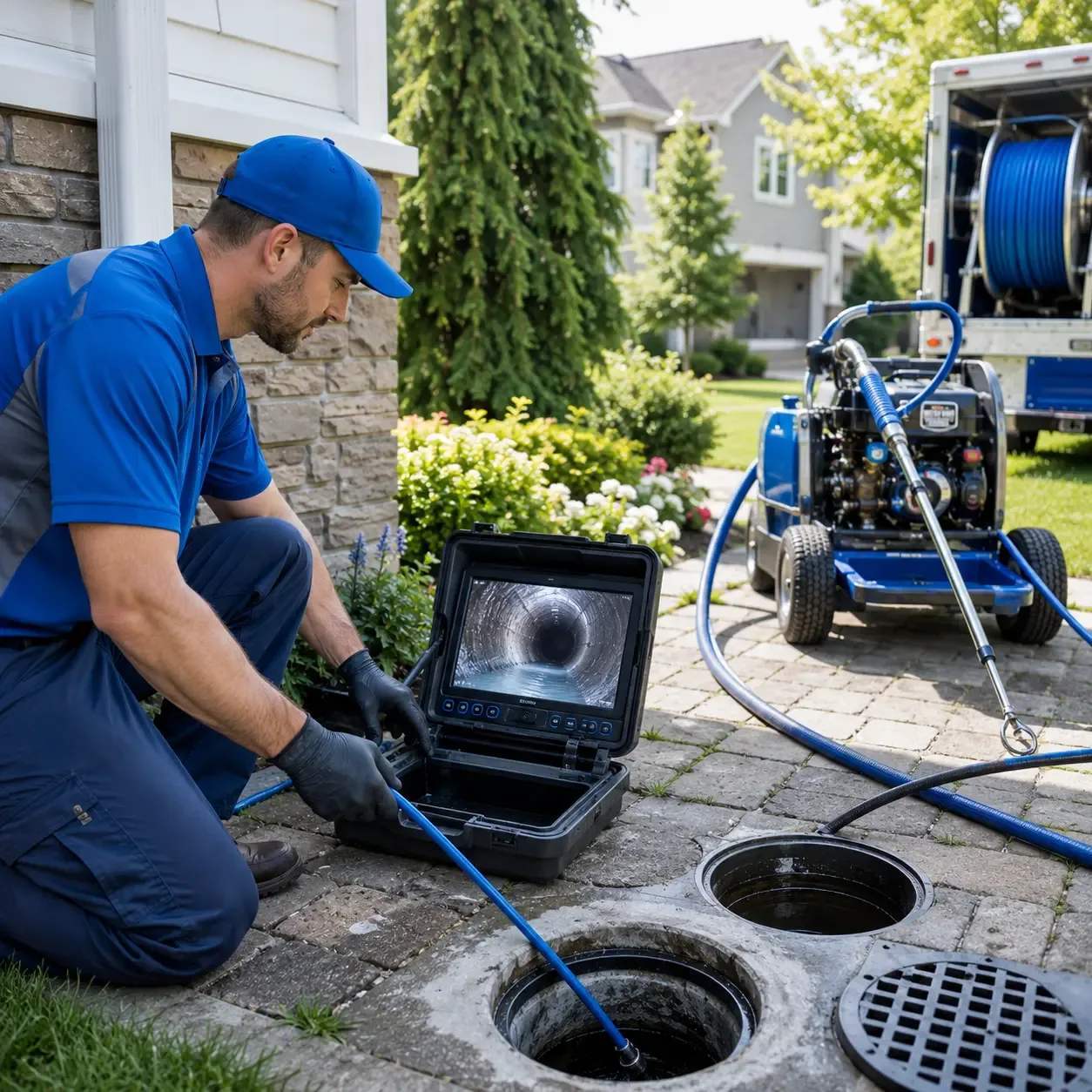 Outdoor drain cleaning professionals serving Coral, PA